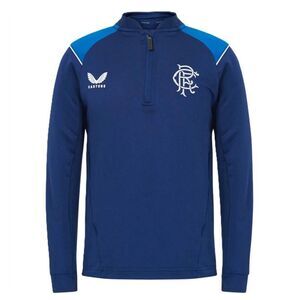 Castore Childrens/Kids Rangers FC Quarter Zip Top / Navy